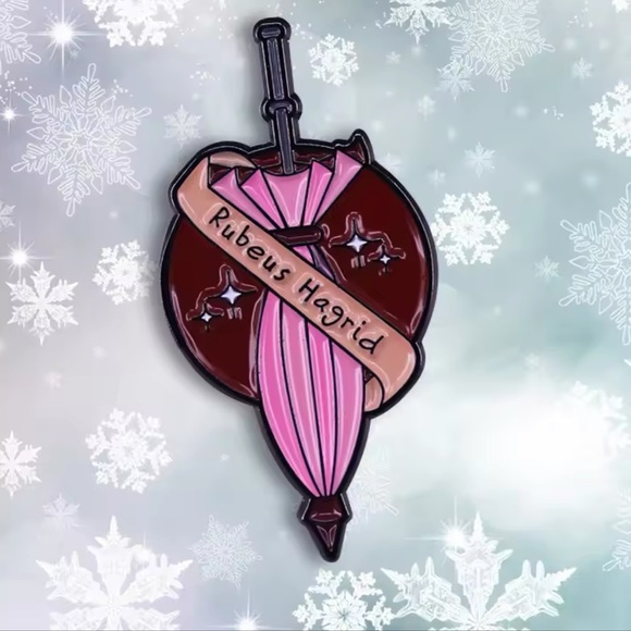 Harry Potter Magical Objects Hagrid’s Umbrella Pin - Picture 1 of 5